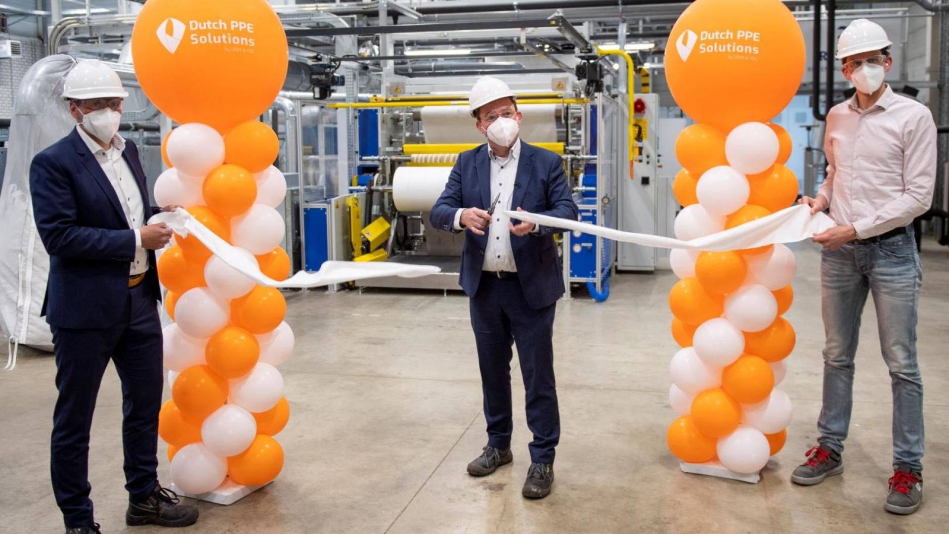 Dutch PPE Solutions starts large-scale production of filter material for medical facemasks